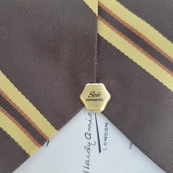 Hardy Amies Silk Neck Tie in EUC - Picture 6 of 8